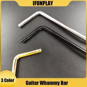 직접 삽입 일렉트릭 기타 트레몰로 암 Whammy Bar 삽입 부품 직경 5mm6mm 블랙 골드 크롬
