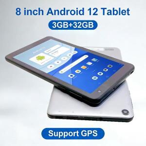 QP80 8인치 안드로이드 12 태블릿 PC LCD MTK8168 쿼드 코어 CPU 3GB 램 롬 WIFI 블루투스5.0 4000mAh GPS