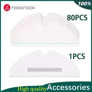 일회용 걸레 천 액세서리 Roborock S50 S51 S55 S5 Max S6 Pure MaxV S4 S60 S61 S65 E25 E35 진공 청소기