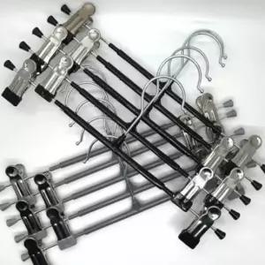 옷걸이 논슬립 집게 개입 바지걸이 행거 옷장 옷걸이