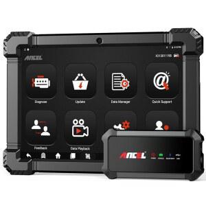 ANCEL X7HD 10.1인치 대형 트럭 스캐너, 세미 전체 시스템 진단 도구, DPF가 장착된 양방향 스캔 ECU 코딩, 커민스, 디트로이트, 캐터필러, 볼보, 팩카 등 40개 이상 재설정