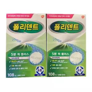 폴리덴트 의치세정제 108정 x 2팩