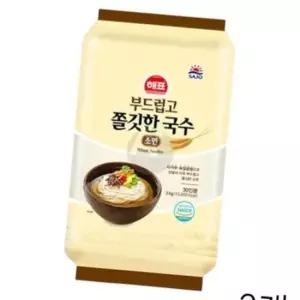 WL 해표 부드럽고 쫄깃한 국수 소면 3kg X 2개 대용량 업소용 식당용식자재 비빔소면