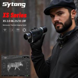 Sytong XS 시리즈 640x512 단안 열 카메라 8배 줌 1000m 거리 측정 캠핑  에 적합
