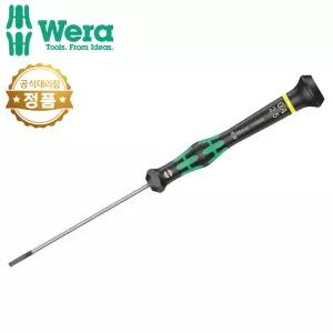 베라 일자 정밀 드라이버 스크류 2035 0.40x2.5x80mm 118008 wera