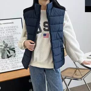 땡처리 여성용 따뜻한 경량 오리털 덕다운 패딩조끼