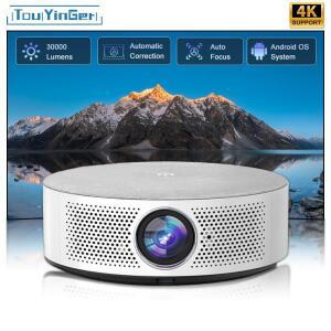 Touyinger T60 프로 자동 초점 풀 HD 30000 루멘 1080P 프로젝터, 4K 5G 와이파이 홈 시어터 시네마 비머용