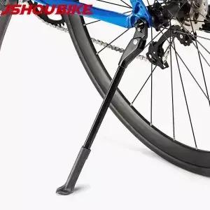 JSHOUBIKE 범용 자전거 킥스탠드 조절식 도로 산악 알루미늄 합금 사이드 MTB 장비 발받침