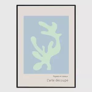 포인트 슬림액자 Larte Decoupe A3사이즈 거실액자 깔끔한액자 공간그림