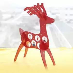 입체 크리스마스 루돌프 데코 크리스마스 소품 장식품 오브제 크리스마스