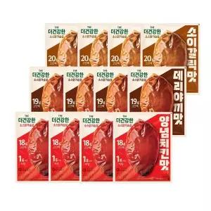 CJ 더건강한 닭가슴살 소이갈릭 100G 4개 + 데리야끼 100G 4개+ 양념치킨 100g 4개
