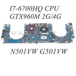 N501VW 메인 보드 rev 2.0 60NB0AU0-MB4110-200 ASUS G60V G58V UX501V 마더보드 I7-6700HQ+GTX960M