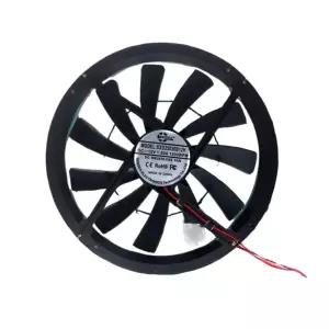 250mm 12V 1200RPM 산업용 냉각 팬 듀얼 볼 베어링 40dBA 몰렉스 서버 랙/채굴 장비/EV 충전기/통신 캐비닛