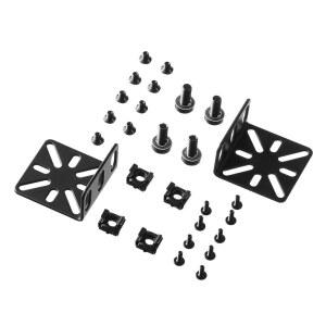 17.3인치 와이드 스위치용 모커링크 랙 마운트 키트 조절 가능한 홀 거리 유니버설 대부분의 CISCO NETGEAR DELL DLINK LINKSYS HP호환 TRENDNET 버팔로 테크 제품에 호환됩니다 V5Q