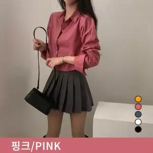 CHARMICALL여성 셔츠 크롭셔츠 긴팔 5Color