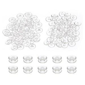 파티킬 M5X2MM 플라스틱 바인딩 포스트 50세트 시카고 나사 스크류 리벳 포스트 프레스온 버클 가죽 스크랩북 사진 앨범 투명 ㅣTN