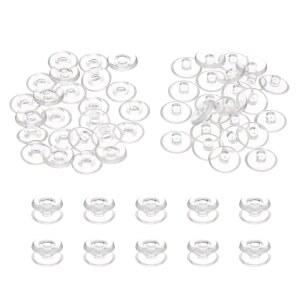 파티킬 M5X2.5MM 플라스틱 바인딩 포스트 24세트 시카고 나사 스크류 리벳 포스트 프레스온 버클 가죽 스크랩북 사진 앨범 투명 ㅣDD