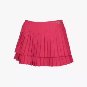 DIADORA 크로스코트 더블 플리츠 스커트 PINK