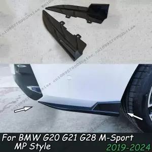 BMW 호환 G20 G21 M-Sport 330i 330d 330e M340i -2024 LCI ABS 광택 블랙 카 튜닝 바디 키트 용 후방 범퍼