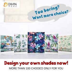 DIHIN 포함 커튼 디자인 원단 코튼 린넨 마감 로마 쉐이드