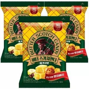 롯데 스카치 캔디 세가지 317g x 3개