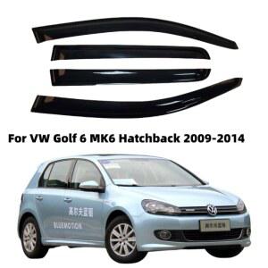 폭스바겐 VW 골프 MK6 2013 자동차 액세서리 2009 레인 바이저 해치백 윈도우