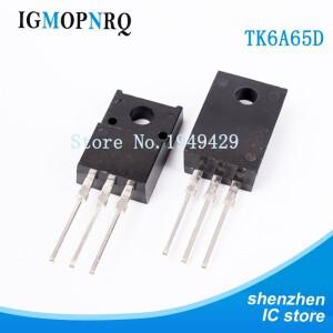 TK6A65D TO-220 MOSFET N-Ch FET 650V 4.0s IDSS 10 uA .95 옴개