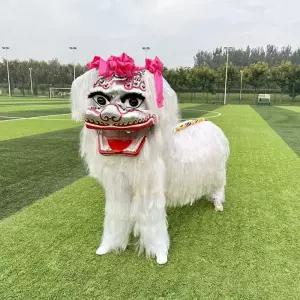 공연 인형탈 탈춤 촬영 백사자 상품 사자 인형 전신