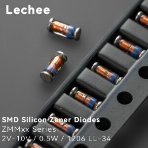 SMD 제너 다이오드 1206 LL-34 0.5W 2V 3V 100 5.1V 7.5V 8.2 4.7개/로트 V 9.1V 10V