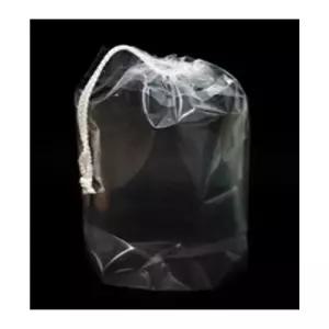(투명 18x26cm 100장) 비닐 복주머니 한쪽끈/파우치/조리개/스트링/파우치백/복조리/여행/다용도/휴대용