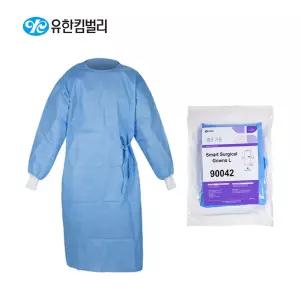 유한킴벌리 90042 멸균 수술용 수술가운 수술복 (개별포장) 대형 20팩 1박스