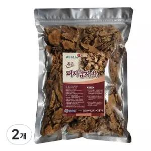 해남농수산 국산 볶은 돼지감자 차 1kg 2개 선물세트 추석 가족 모임 시댁 한가위