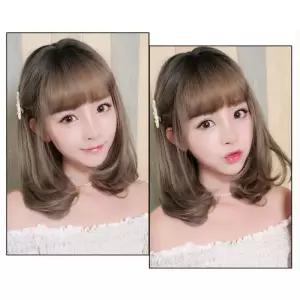 [룽스_66]단발 데일리 귀여운 뱅스타일(망포함) 가발