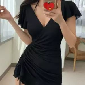 블랙 원피스 수영복 홀터넥 셔링 비치