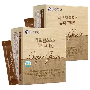 보뚜 테프 발효효소 슈퍼 그레인 영양제 30p 90g 2개 선물세트 추석 설날 친정 가족 모임