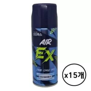 신신제약 에어파스 EX 200ml 쿨링 근육통 진통 스프레이 15개