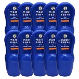 맨소래담 쿨 롤온 로션 50ml 바르는 쿨링 10개