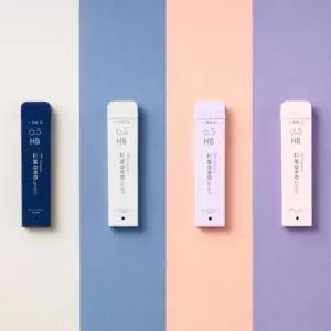 [룽스_66]MG샤프심 매트 케이스 HB 필기구 10주년 0.5
