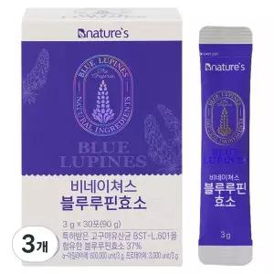 비네이쳐스 고구마유산균 블루루핀효소 30p 90g 3개 선물세트 부모님 추석 시댁 명절 가족