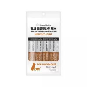 애니홀릭 헬시 글루코사민 무스 치킨 가리비 4개입