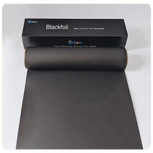 60x45cm 블랙 필름 TV 알루미늄 호일 종이  촬영용 무광 시네포일 카드보드 스튜디오 액세서리
