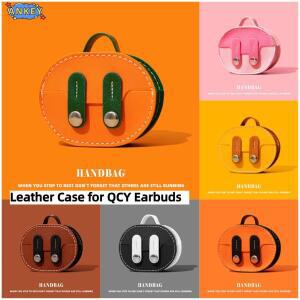 QCY MeloBuds N70 N60 Crossky C50S 보호 케이스와 호환 가능 Pro 이어버드 커버 일체형 가죽