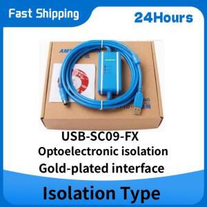 B-SC09-FX는 Mitsubishi PLC 프로그래밍 케이블 FX0N FX3U 시리즈 통신 사용됩니다.