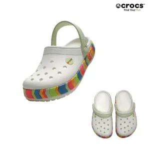 CROCS 크록밴드 쉐브론 밴드 클로그 토들러 213840-94S