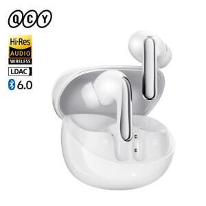 QCY BH25HT19A MeloBuds N60 하이브리드 ANC 무선 블루투스 6.0 이어버드 LDAC 고해상도 오디오 듀얼 드라