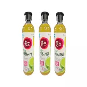 홍초 레몬라임 저당 기능성 900ml x 3개