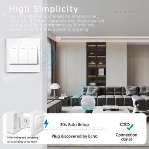 Matter 와이파이 스마트 스위치 16A 홈 조명 릴레이 모듈 음성 제어 Alexa Google Homekit Smartthings  호
