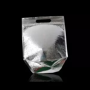 지퍼 보냉 백 팩 봉투 34X30cm 밑면5.5cm 50P