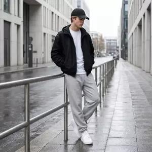 테슬라 남녀공용 코튼 밴딩 조거 스웨트팬츠 MBP22