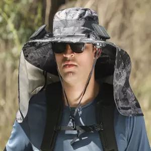 선풍기모자 모자선풍기 야외작업 농사 공사 등산 태양열 충전
